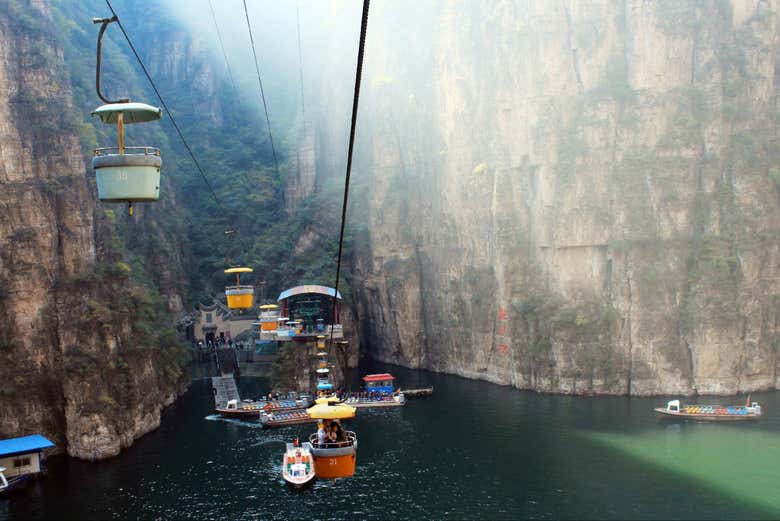La funicolare di Longqing Gorge