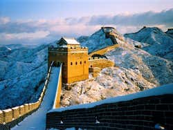 Grande Muraglia Cinese in inverno
