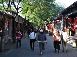 Hutong di Pechino, moderno e commerciale